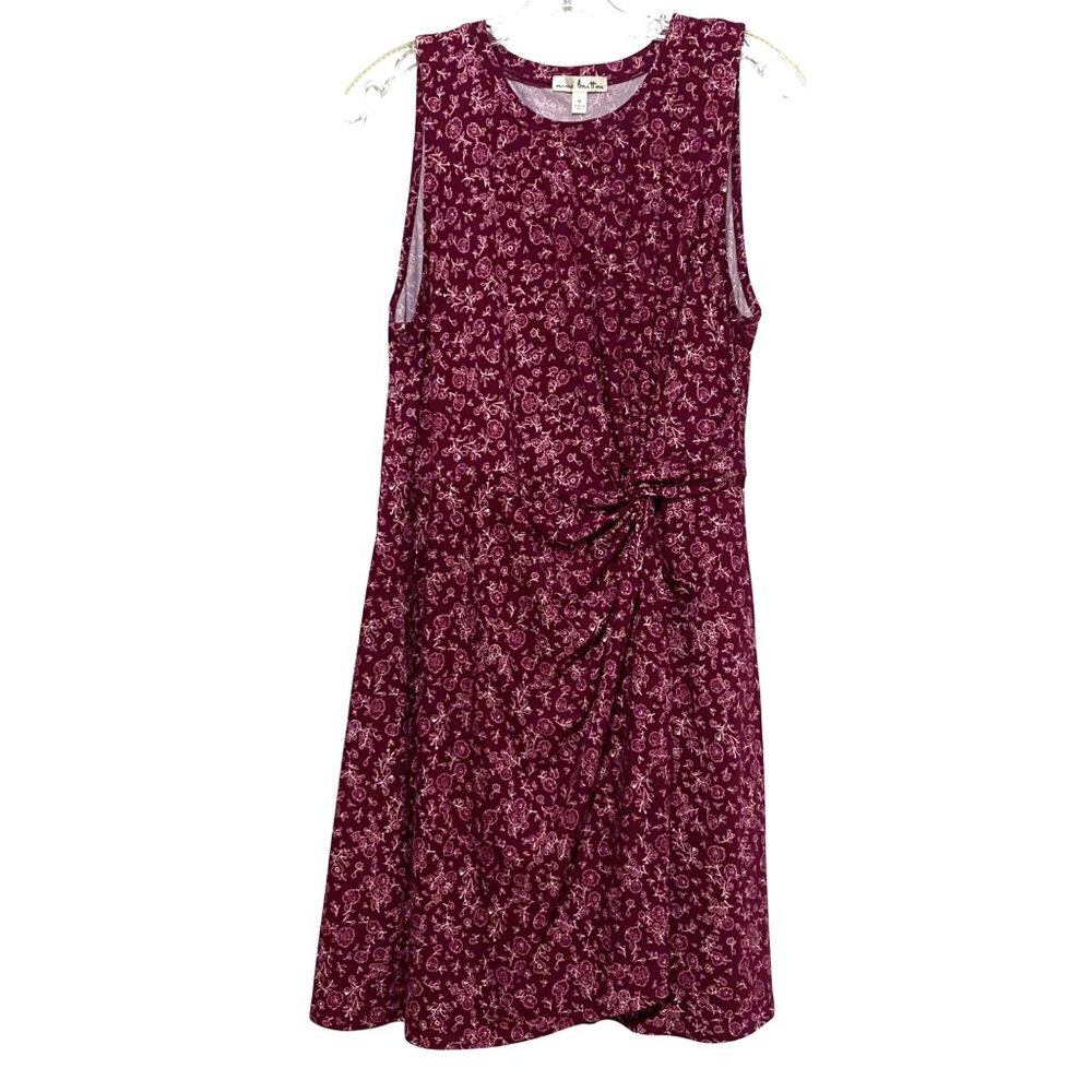 Nine Britton Faux Wrap Sleeveless Dress XL Sundress Cruisewear Vacation Feminine